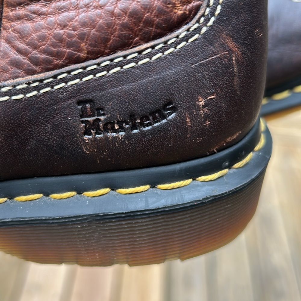 Dr. Martens Brown Leather Western Heeled Boot - Picture 9 of 11